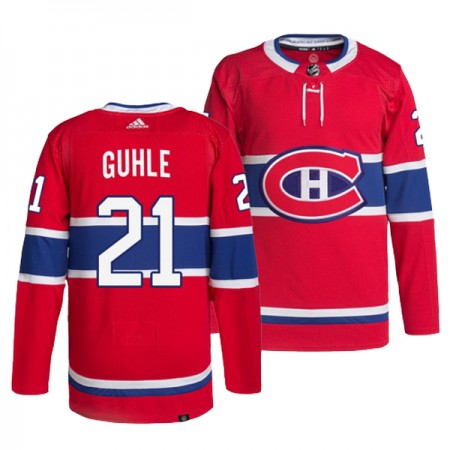 Mænd NHL Montreal Canadiens Trøje Kaiden Guhle 21 Adidas Rød Authentic